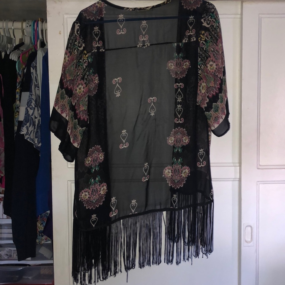 OLIVE TREE KIMONO - ONE SIZE